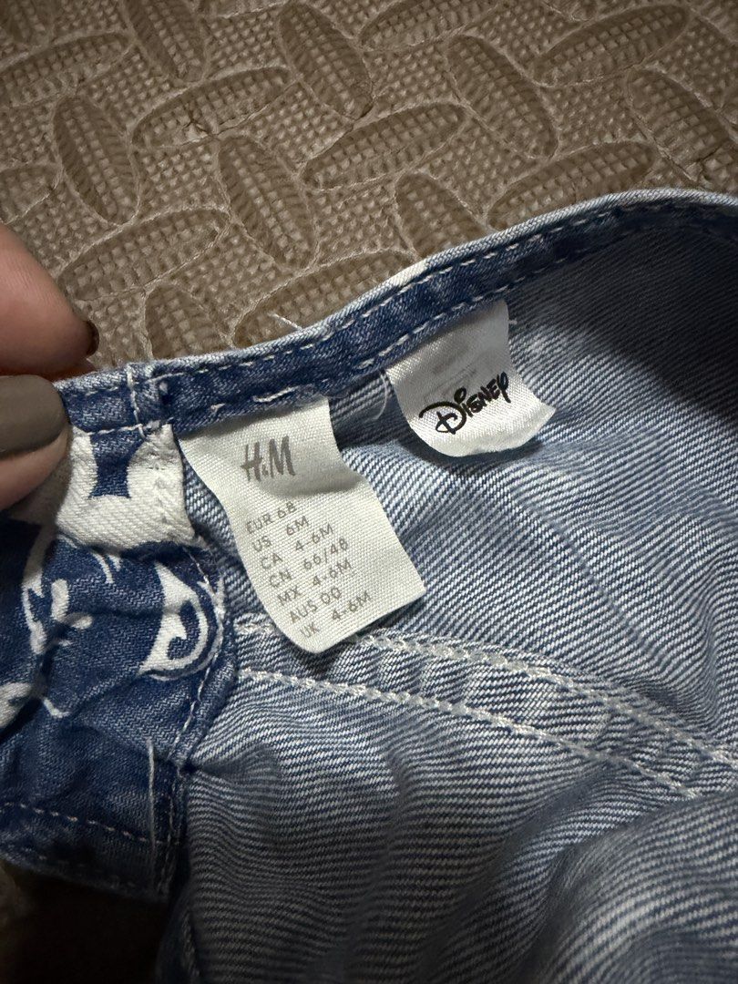 H&M Mickey Mouse Overalls 6M (Category: Babies & Kids Fashion) located in Manila. Submitted by isabella.0927 (Listing ID 1460465595, Image 3). Description: .