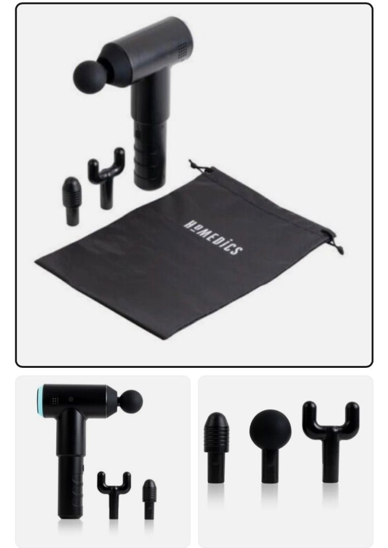 HoMedics Physio Massage Gun (Category: Massage Devices) located in Manila. Submitted by barbie0797 (Listing ID 1460430984, Image 1). Description: No issue With box Complete acc From US.