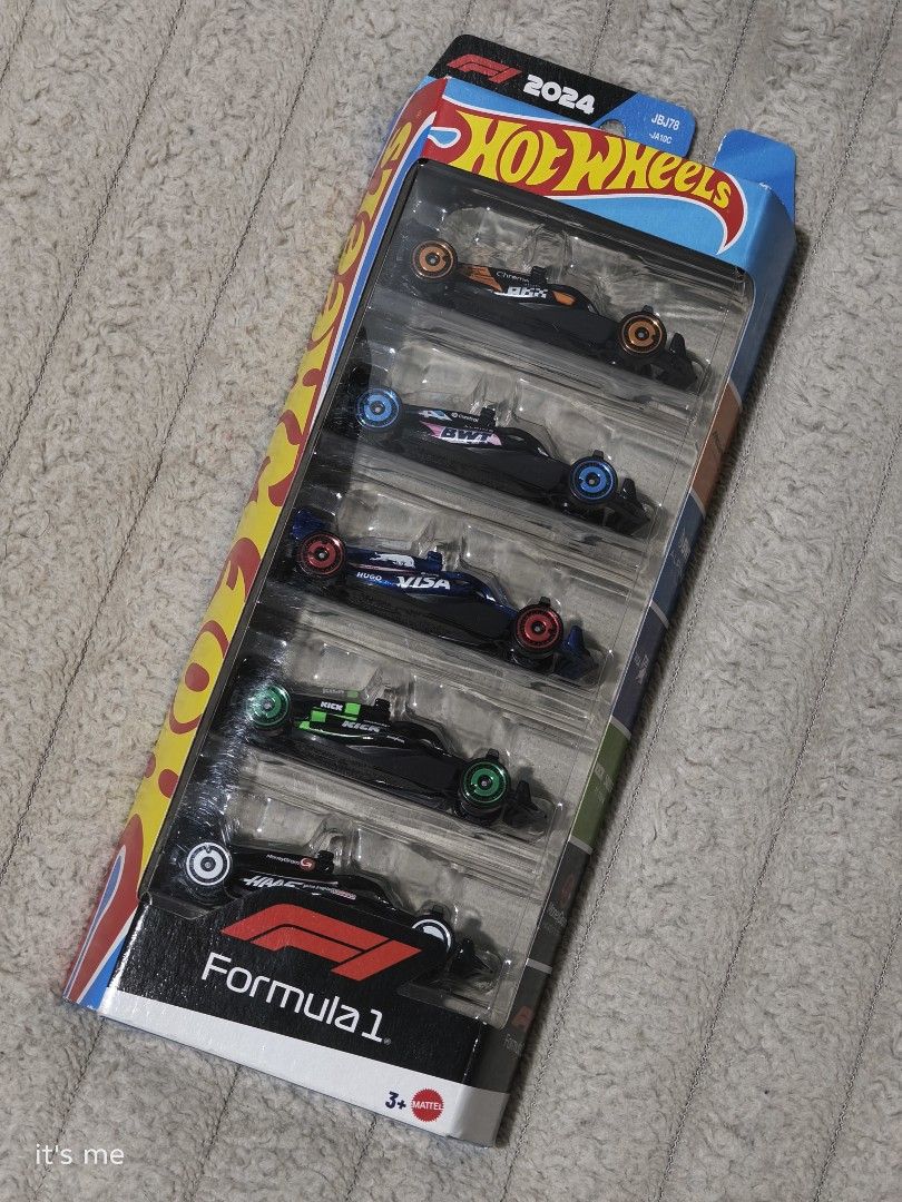 Hot Wheels F1 5-Pack 2024 (Category: Vehicle & Diecast Models) located in Manila. Submitted by ka_do (Listing ID 1460308361, Image 1). Description: LOC: TAGUIG.