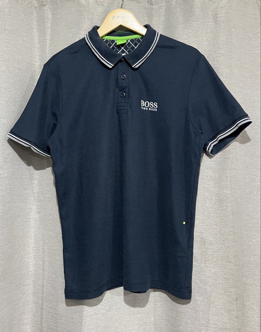 Hugo Boss Poloshirt (Category: Tshirts & Polo Shirts ) located in General Trias. Submitted by luxfinds2019 (Listing ID 1460442178, Image 2). Description: Hugo bosss poloshirt 999 shipped only Large 21.5by28 Excellent Loc laguna Pm.