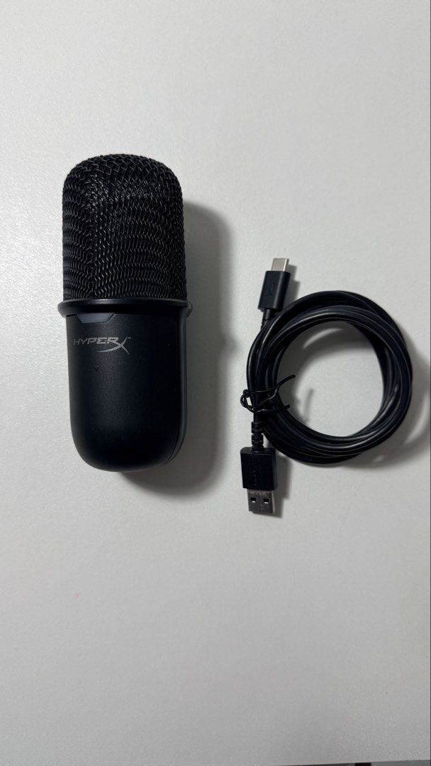 HyperX Solocast USB Gaming Microphone (Category: Other Accessories) located in Tanza. Submitted by iamxianpaul (Listing ID 1460482975, Image 1). Description: RUSH RUSH RUSH!!! For sale Almost Like New HyperX Solocast USB Gaming Microphone for only Php 900!!! Issues: No more stand and box Specifications Power supply: 5V/100mA (USB) Working current: 47mA USB Specification: USB 2.0 (full speed) Sampling rates: 48kHz, 44.1kHz, 32kHz, 16kHz,8kHz Bit-d