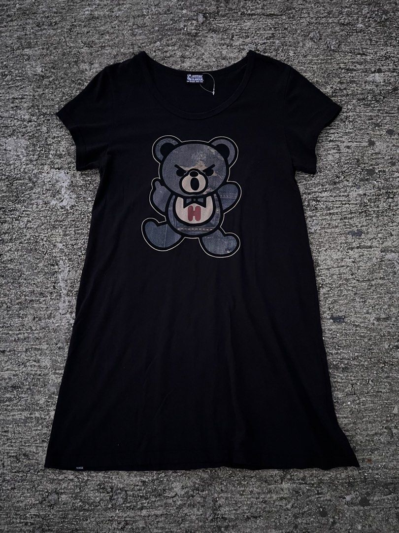 Hysteric Glamour - Denim Patch Bear - Dress (Category: Tshirts & Polo Shirts ) located in Quezon. Submitted by _sprezzatura (Listing ID 1460457438, Image 2). Description: Hysteric Glamour - Denim Patch Bear - Dress Free size Dimensions: Pit to pit - 17” Length - 33.5” Sleeve - 5.5” Shoulder - 15” Hem - 24.5” Excellent condition No issue Note: Feel free to ask questions before purchasing .