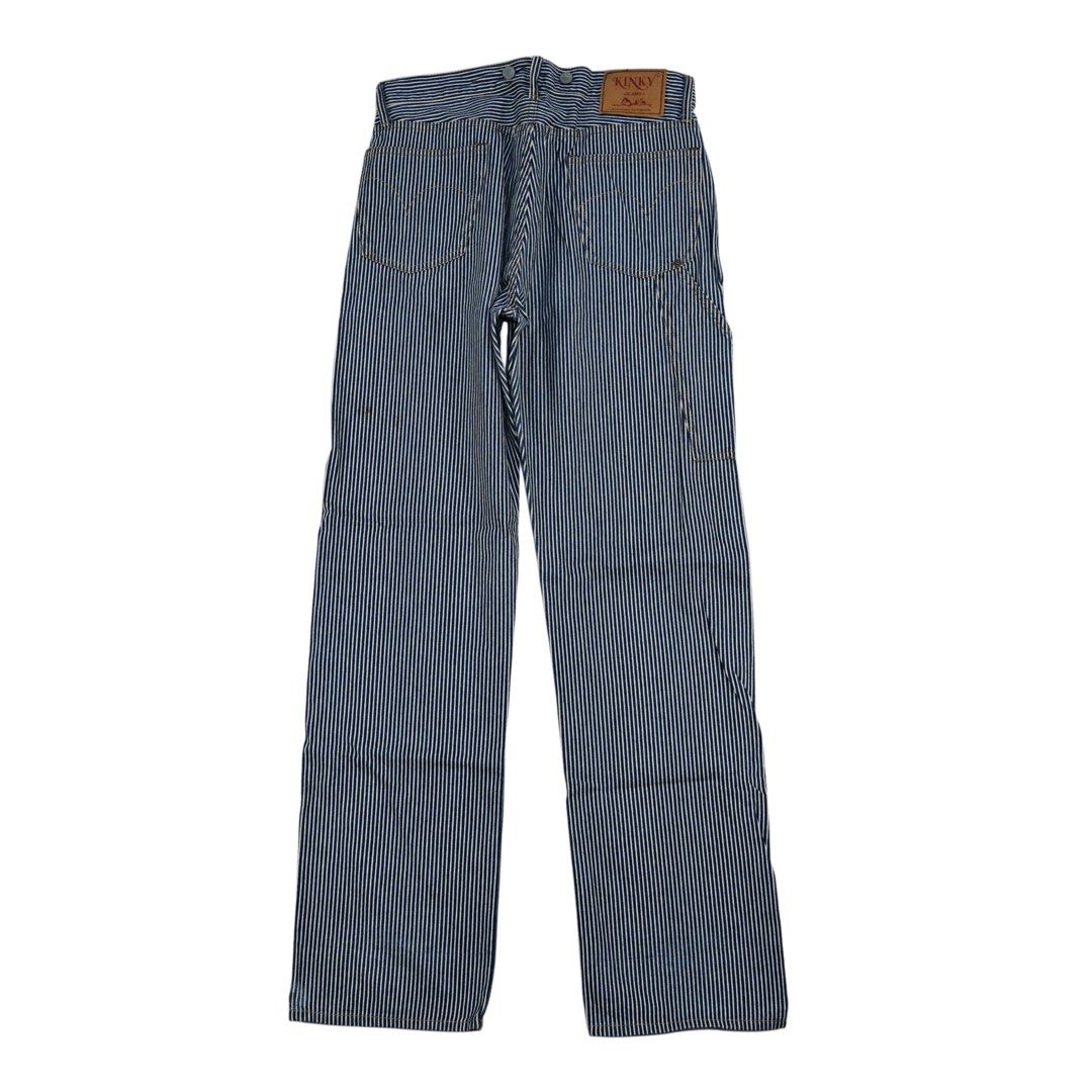 Hysteric Glamour Painter Pants (Category: Jeans) located in Quezon City. Submitted by jwinprince (Listing ID 1460501066, Image 2). Description: Hysteric Glamour Painter Pants Size: 32 Length: 44 Width: 32 Leg Opening: 8.5 Minor stain present on the back area as shown in photos. Hysteric Glamour incorporated workwear inspired silhouettes into its regular apparel releases..