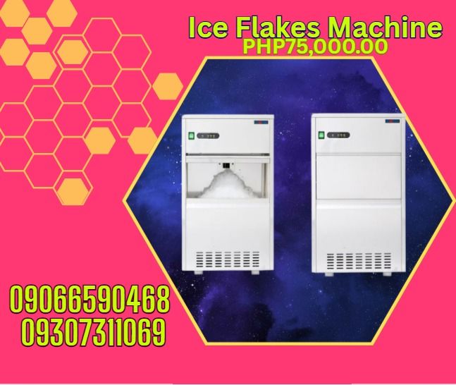 Ice Flakes Machine For Halo Halo (Category: Looking For) located in Aroroy. Submitted by 09307311069 (Listing ID 1460418204, Image 1). Description: IMS-20 Ice production (20°C ambient temperature, 10°C water temperature) : 20kg Ice storage : 5kg Ice Form : Snowflake Voltage frequency : AC220V/50Hz input power : 265W Refrigerant/quantity : R134a/95g Product dimensions mm : 330*503*607 Package dimensions mm : 390*560*640 net weight : 32kg Gross wei