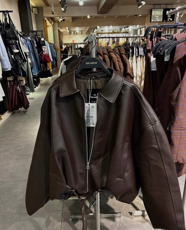 I'M LOOKING FOR(LF): PULL AND BEAR LEATHER JACKET (NOT SELLING) (Category: Coats, Jackets and Outerwear) located in Quezon City. Submitted by cabrera1332129 (Listing ID 1460483479, Image 1). Description: I'm looking for this kind of jacket in size medium or small badly need po😭🙏 message me your price!.