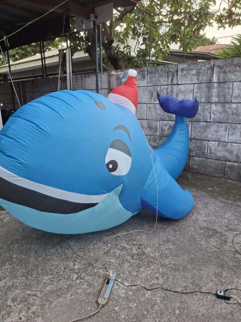 Inflatable Christmas GiantHappy Whale (Category: Other Home Decor) located in Plaridel. Submitted by tonilousg (Listing ID 1460480917, Image 2). Description: Inflatable Christmas Giant Happy Whale Remarks: 🔶 Factory Pull Out 🔸 As Is 🔶 Ready to use 👉 Check out our marketplace for more items that might interest you! We've got plenty of good stuff available. 🏠 We are located at: Plaridel, Bulacan 🛵 Courrier: Lalamove ( Buyer arrange booking).