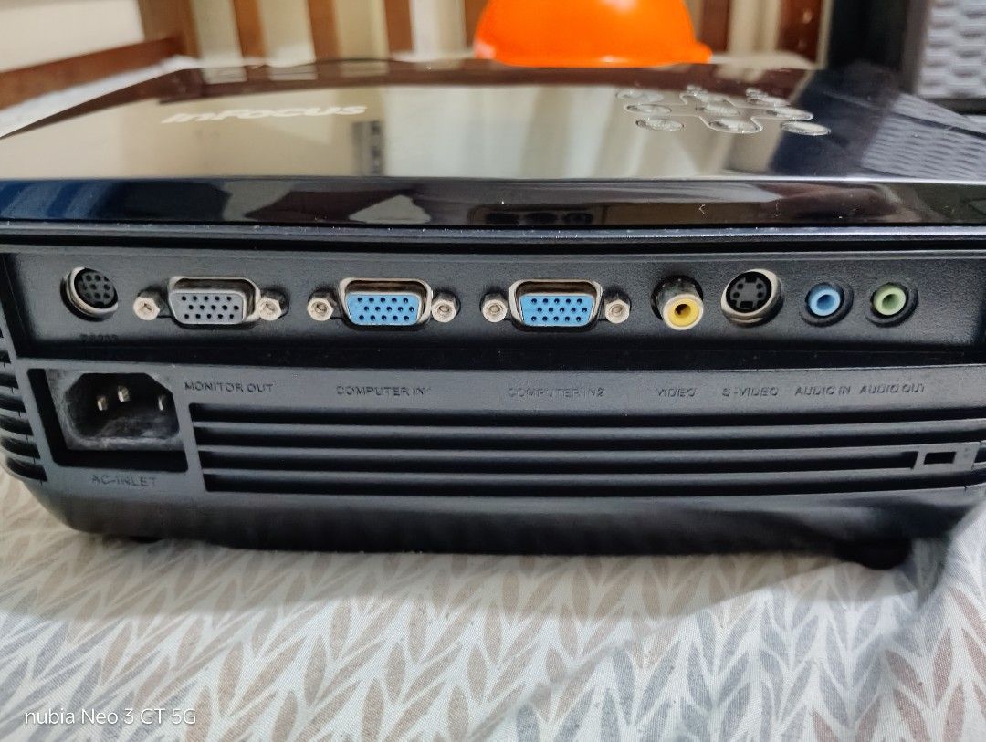 InFocus IN102 DLP Projector (Category: Projectors) located in Makati City. Submitted by eduard.samontanes (Listing ID 1460308561, Image 1). Description: InFocus IN102 DLP Projector with Power and VGA Cable with Bag.
