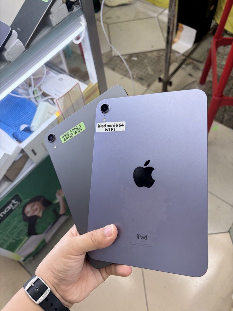 Ipad Mini 6 64gb Wifi No issue All working Makinis (Category: iPad) located in San Juan City. Submitted by javedsgadgetshop (Listing ID 1460322966, Image 2). Description: WE BUY AND SELL SO PWEDE MAGBINTA OR SWAP ! INSTALLMENT OPTIONS : SPAY LATER / GGIVES / CREDIT CARD / SKYRO / HOMECREDIT (BRANDNEW) Quick Specs : 💵 Ipad Mini 6 •64gb •NTC Variant •Good batt health •Wifi Only •95% Smoothness •No hidden issue | No Repaired •100% Authentic | Not R