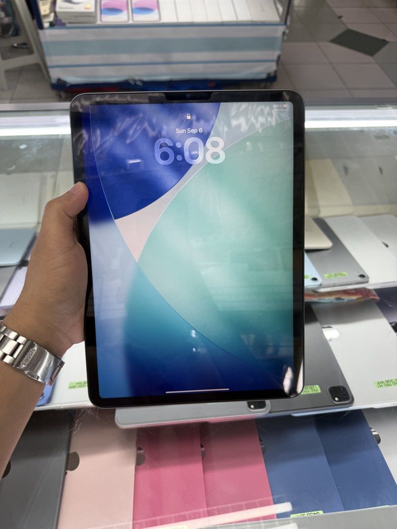 iPad Pro M1 11” 512GB 3rd Gen Wifi (Category: iPad) located in San Juan City. Submitted by Khalidmgdla08 (Listing ID 1460425390, Image 3). Description: FOR SALE | TRADE/SWAP Price: 37,500 On hand: iPad Pro M1✔️ 512GB ✔️ Wifi ✔️ 100% Original ✔️ 99% Makinis ✔️ 99% Smooth ✔️ NOT REFURB ✔️ NO HIDDEN ISSUES ✔️ NEVER BEEN REPAIRED ✔️ TEST TO SAWA✔️ FREE 3-UTOOLS ✔️ ANY MODEL OF IPHONE AND SAMSUNG ARE AVAILABLE! ✨ We accept: 🔹Cash 🔹Gcash 🔹Bank Trans