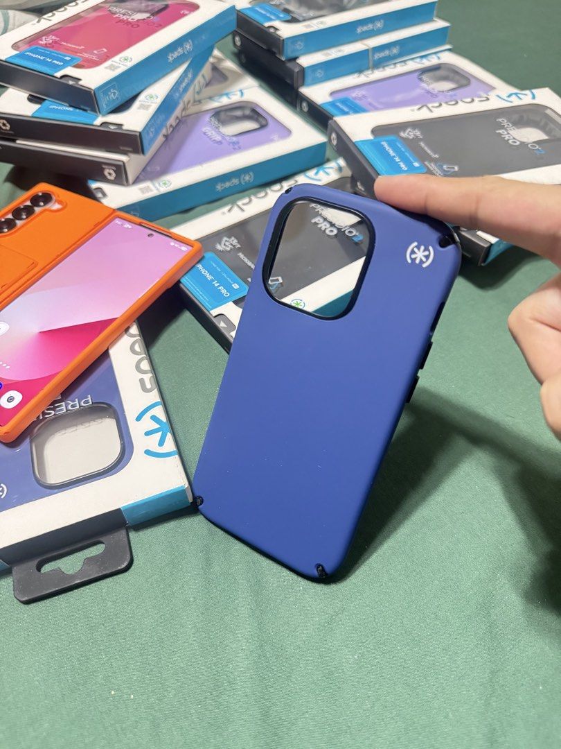 iphone 14 Pro Speck Presidio 2 (Category: Cases & Sleeves) located in Manila. Submitted by kazou038 (Listing ID 1460490651, Image 3). Description: iphone 14 Pro Speck Presidio 2 Pro case Brand new sealed Blue MEET UP ONLY ESPAÑA MANILA NEAR UST.