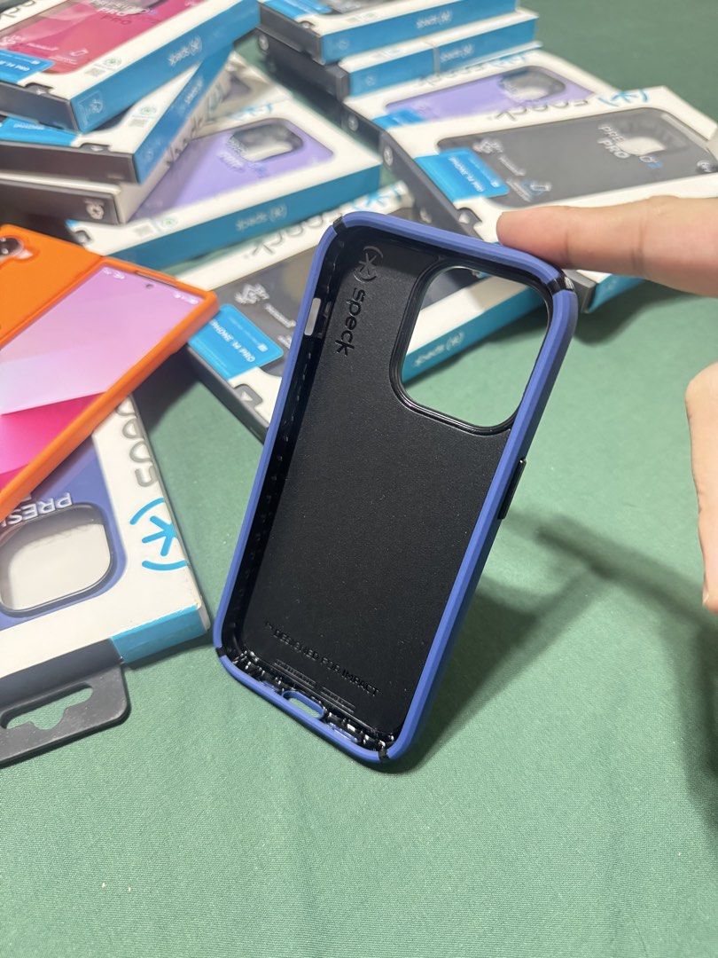iphone 14 Pro Speck Presidio 2 (Category: Cases & Sleeves) located in Manila. Submitted by kazou038 (Listing ID 1460490651, Image 2). Description: iphone 14 Pro Speck Presidio 2 Pro case Brand new sealed Blue MEET UP ONLY ESPAÑA MANILA NEAR UST.