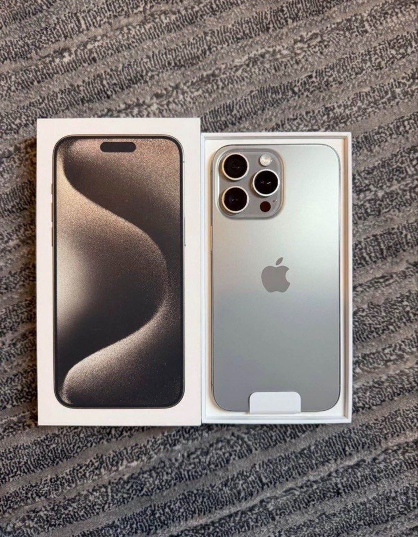 IPHONE 15 PRO MAX 256 GB (Category: iPhone 15 Series) located in Manila. Submitted by rash_mendoza (Listing ID 1460410796, Image 2). Description: 📱 FOR SALE ONLY — Apple iPhone 15 Pro Max ✨ Natural Titanium ✨ Well-maintained & super kinis 🔹 256GB Storage 🔹 Battery Health: 85% 🔹 Cycle Count: 541 🔹 Updated iOS 🔹 True Tone & Face ID working 🔹 Very good front & back camera 🔹 No dents, no major scratches 🔹 Smooth performance / no hidden issue