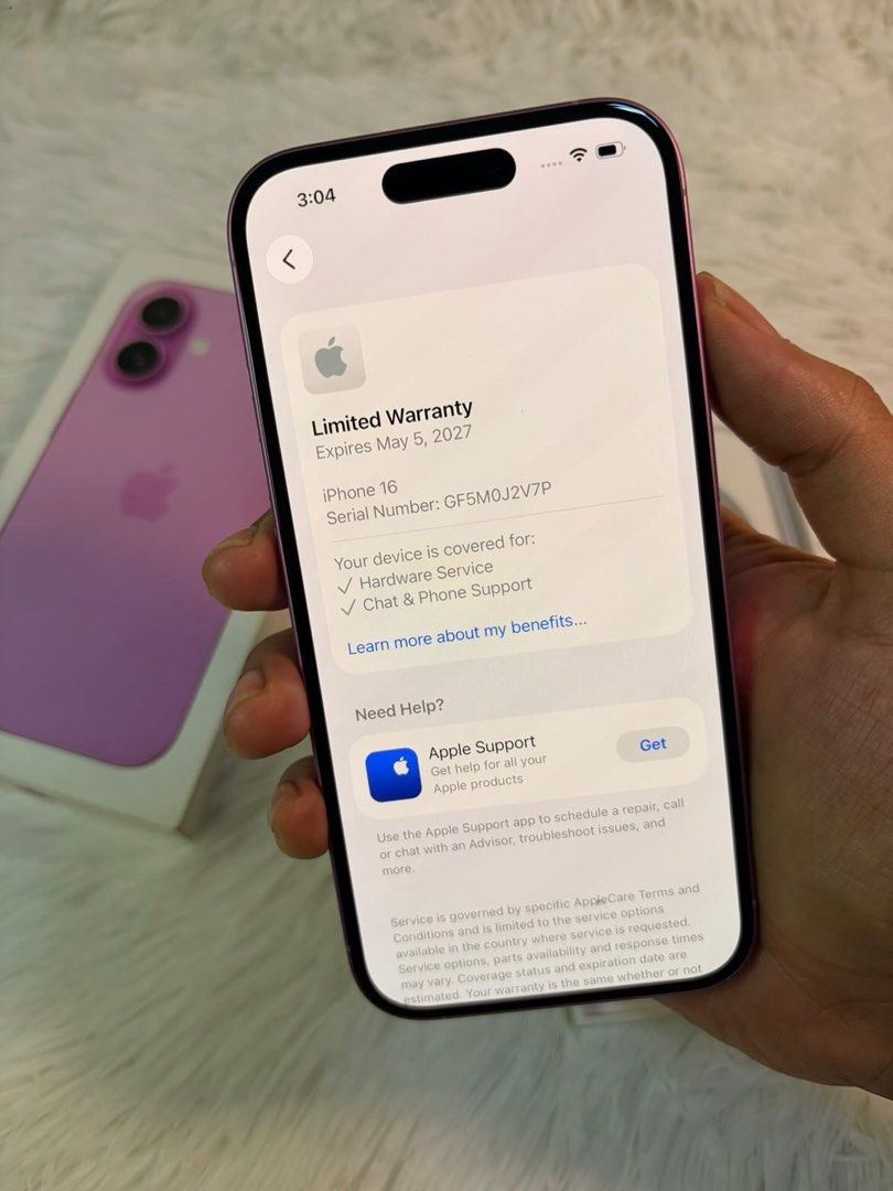 iphone 16 pink 128gb (Category: iPhone 16 Series) located in Manila. Submitted by saintevangeline (Listing ID 1460489094, Image 3). Description: for swap to lower unit add cash no issues 99% battery health.