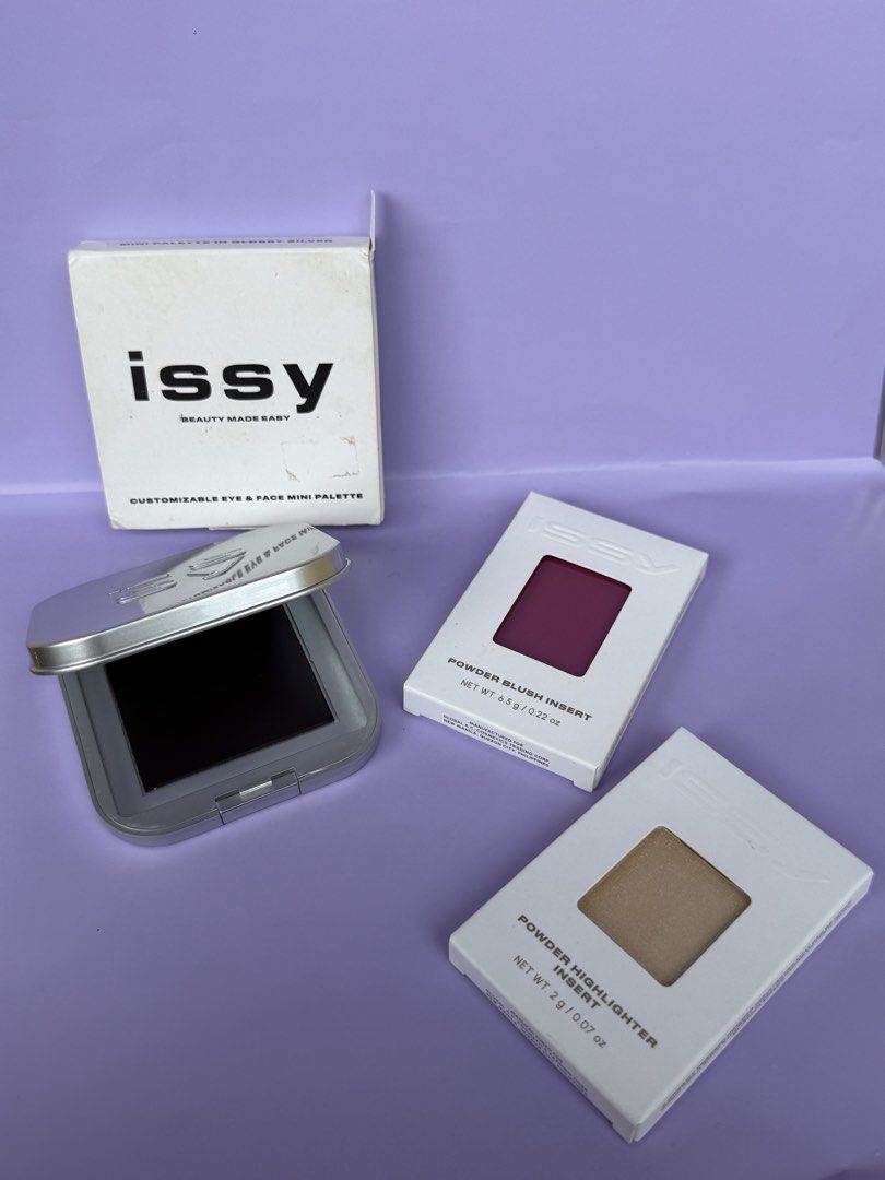 ISSY MAGNETIC PALLETE AND REFILL (Category: Makeup) located in Canaman. Submitted by Daphyee_ (Listing ID 1460452176, Image 1). Description: .