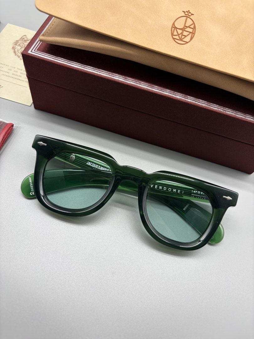 Jacques Marie Mage Vendome (Green/Clear) (Category: Sunglasses & Eyewear) located in Bacoor. Submitted by thegentleluxe (Listing ID 1460442467, Image 2). Description: Jacques Marie Mage Vendome (Green/Clear) Brand new, Complete with inclusions. Pouch, Box, Cloth, Dummy Authenticity Certificate . Pre-Order/On Hand 4795 only! (Shipping fee excluded) Follow our Page FB: The Gentle Luxe IG: thegentleluxestore.