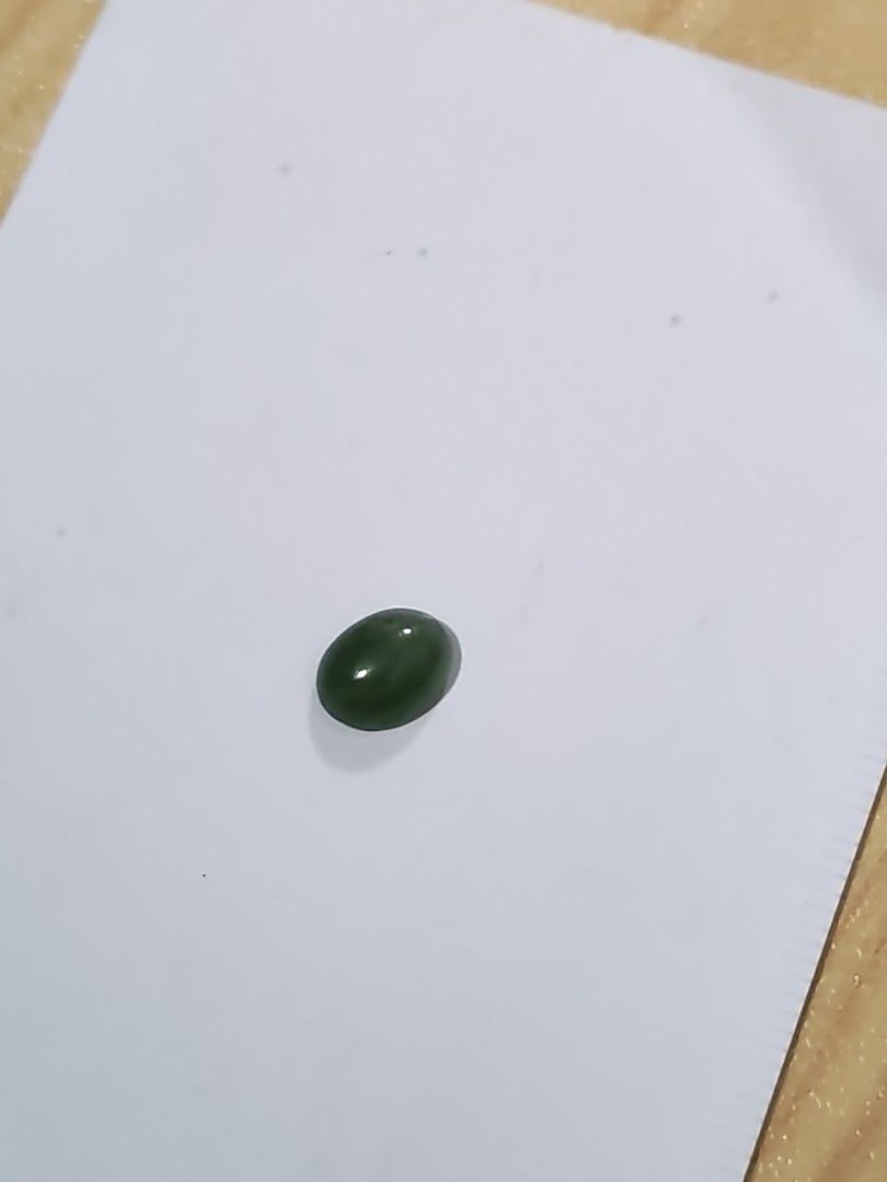 Jadeite loose stone (Category: Jewelry) located in Bacoor. Submitted by jadeitemaster (Listing ID 1460486179, Image 2). Description: Type A Jadeite With certificate Loose stone Green Can set for ring This is just the stone hence the price!.