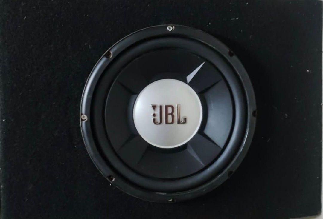 JBL Car Subwoofer Speaker original (Category: Soundbars, Speakers & Amplifiers) located in Quezon City. Submitted by al3xanderDgr8 (Listing ID 1460326728, Image 3). Description: - JBL GTO 1204D Car Subwoofer - Dual 4Ω Voice Coils - 50-300 RMS (150w pero coil) - 1200w peak power - 23-400 Hz frequency response - 93db sensitivity issue on high volume price depends on with or without box.