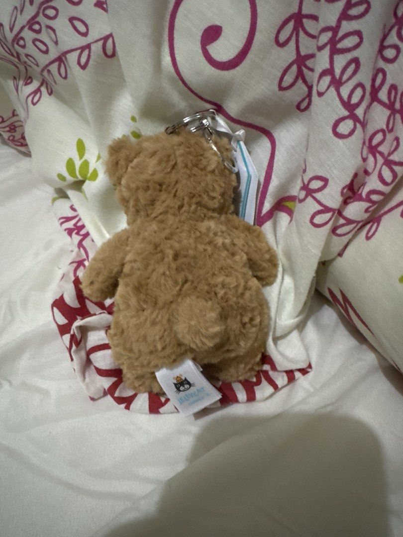 Jellycat Bartholomew Bear bag charm / keychain (Category: Character Goods) located in Abucay. Submitted by lululemonslice (Listing ID 1460501270, Image 2). Description: - With Dustbag - Original tag attached - Great for decorating bags or keys - Authentic Jellycat London item.