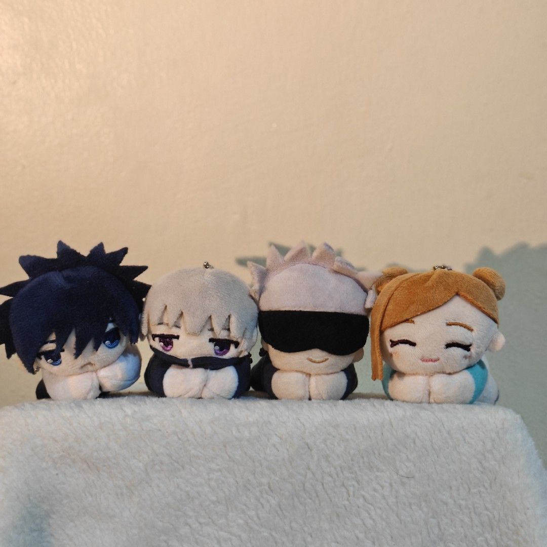 JJK Hug chara (Category: Plushies & Soft Toys) located in Manila. Submitted by lilypotchie (Listing ID 1460506945, Image 1). Description: 280 each 250 each if take all send me a dm for more photo! mop: gcash/maribank mod: j&t SOLD NOBARA.