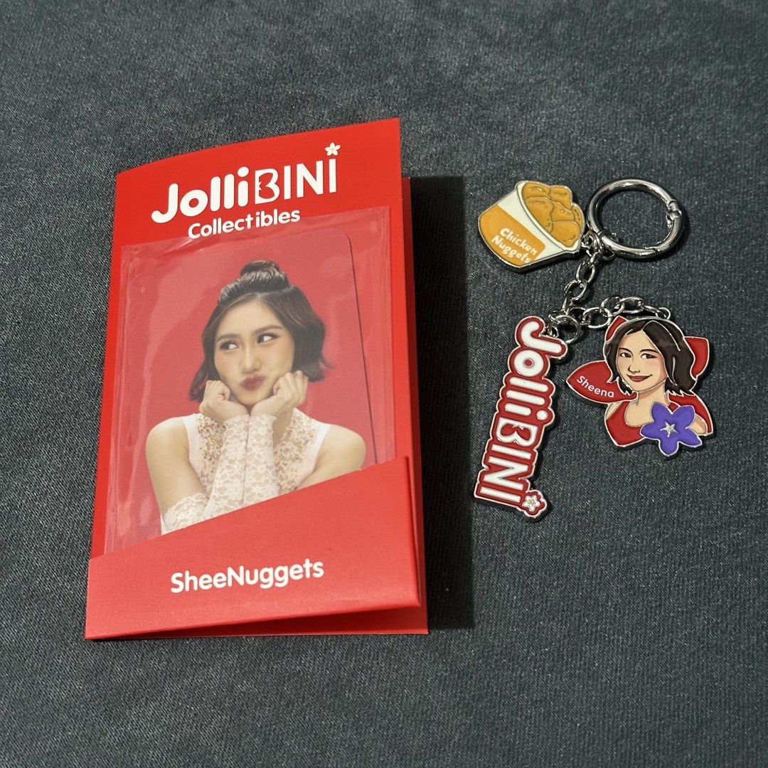 Jollibini Photocards and Key Chains (Category: Other Merchandise) located in Taguig. Submitted by markd15 (Listing ID 1460327725, Image 3). Description: # Selling duplicates # Photo cards - ₱50 each (Single) - Colet x2 - Jhoanna x2 - Maloi x1 - Sheena x2 # Photo cards - ₱100 each (Duo) - Colet x Jhoanna x1 # Keychains - ₱100 each - Colet x4 - Gwen x1 - Sheena x2 - Stacey x2 # House pickup only. Location: Napindan Taguig (near C6) # Lalamove shipp