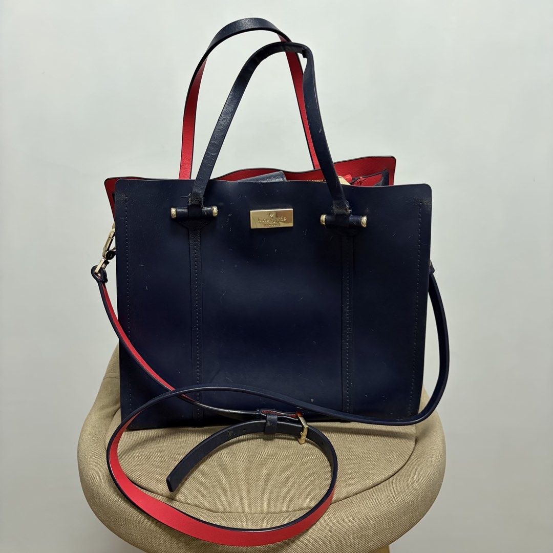 Kate Spade 2-way crossbody bag (Category: Cross-body Bags) located in San Carlos. Submitted by marj.mco (Listing ID 1460437150, Image 1). Description: US bought Preloved With scratches (check photos) 100% original 2 way (crossbody & handbag).