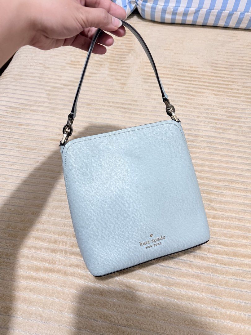 Kate Spade Small Bucket Bag (Category: Cross-body Bags) located in Manila. Submitted by cloemae (Listing ID 1460357036, Image 1). Description: 100% Authentic With minimal issue Negotiable.