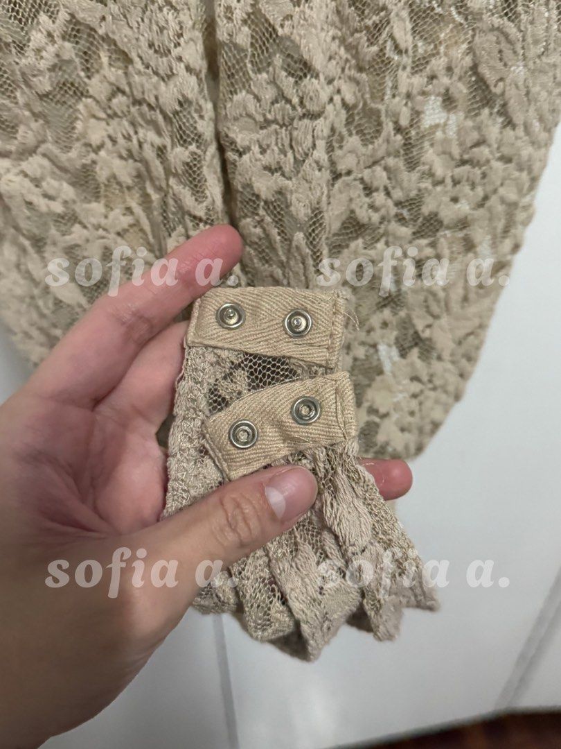 Khaki Lace Bodysuit (Category: Undergarments & Loungewear) located in Quezon City. Submitted by nnimako (Listing ID 1460394604, Image 2). Description: Size L.