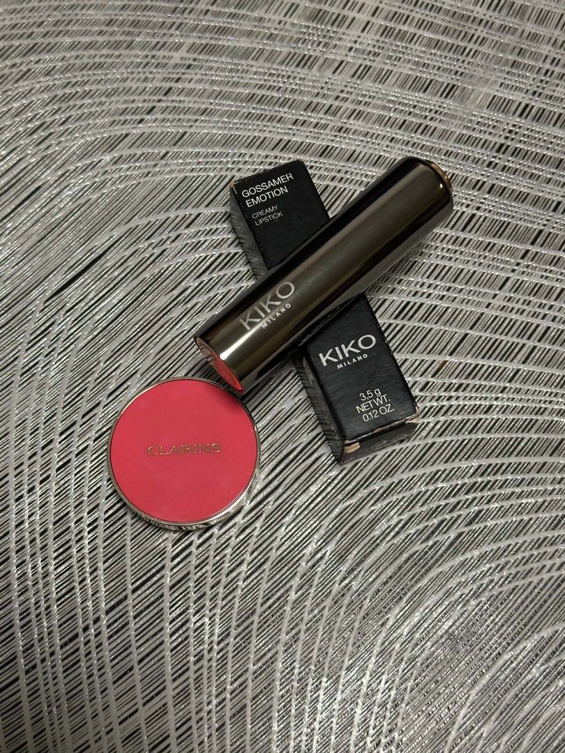 Kiko milano creamy lipstick with clarins blush (Category: Makeup) located in Bacoor. Submitted by tyee_ (Listing ID 1460443064, Image 2). Description: bought from atc lightly used but still good condition used 3 times only (with clarins blush bought from qatar) can meetup around ust/mnl .