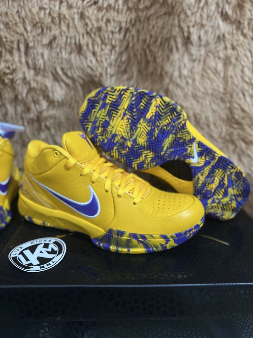 Kobe 4 Low Protro GS Lakers (Category: Sneakers) located in Pasay City. Submitted by rowellcadiz (Listing ID 1460351082, Image 1). Description: For Sale Only Kobe 4 Low Protro GS “ Lakers Size 3.5y Size 6y On hand Local Release With e receipt ₱6,995 each Meet up Pasay Area Shipping Nationwide.