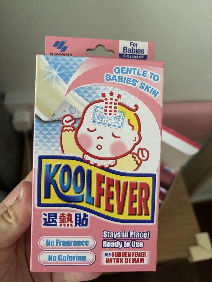Kool Fever Patch (Category: Medical Supplies & Tools) located in Singapore. Submitted by manli.s (Listing ID 1460396308, Image 1). Description: Brand new Expiry: 24 Sep 2027 6 boxes for $40.