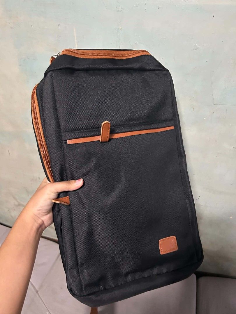 Korean Backpack - 16.5 Laptop Bag (Category: Luxury Bags & Wallets) located in Cavite. Submitted by jenn.roseee (Listing ID 1460444731, Image 1). Description: • Brand new • Never used • No issues • See last photo for measurements Delivery: Lalamove/J&T Message me if interested!.