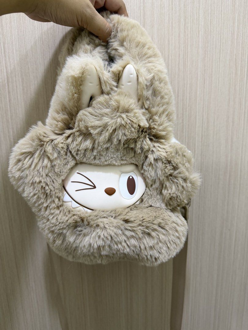 Labubu Fluffy bag (Category: Cross-body Bags) located in Quezon City. Submitted by cozykath (Listing ID 1460484456, Image 1). Description: Removable strap.