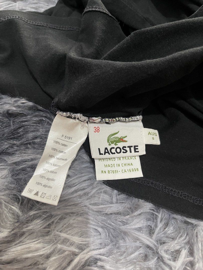 Lacoste (Category: Shirts) located in San Jacinto. Submitted by clothcartelph (Listing ID 1460455316, Image 3). Description: LACOSTE WOMENS SIZE: 38 DIMES: 16.5/24.5 WIDTH: 16.5 LENGTH: 24.5 ISSUE: ~ COLOR RATE: 9.2/10 CONDITION: WXCELLENT TO NEW .