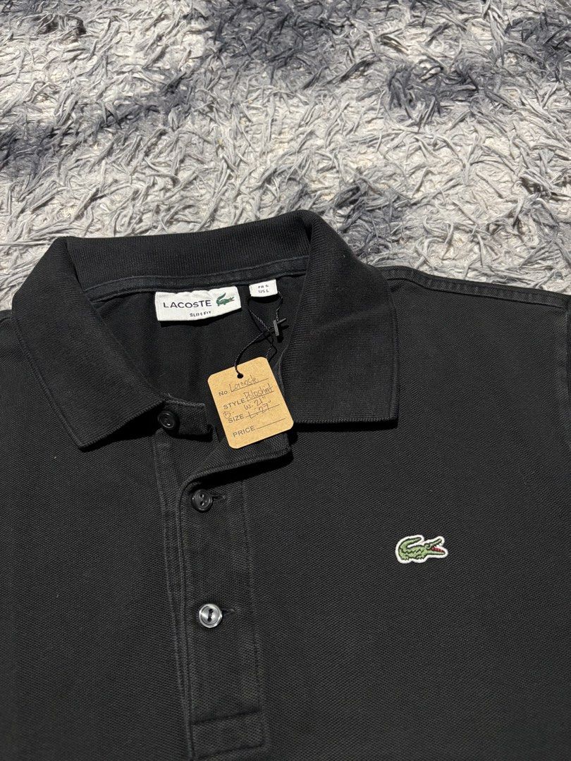 Lacoste (Category: Activewear) located in Legazpi City. Submitted by thesource052 (Listing ID 1460491987, Image 3). Description: LACOSTE SLIMFIT SIZE 5: Width:21” Length: 27” Excellent Condition Not thrifted . No issue..