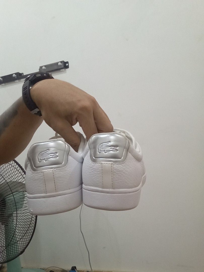 lacoste carnaby white (Category: Sneakers) located in Manila. Submitted by jayjay2484 (Listing ID 1460502380, Image 2). Description: .