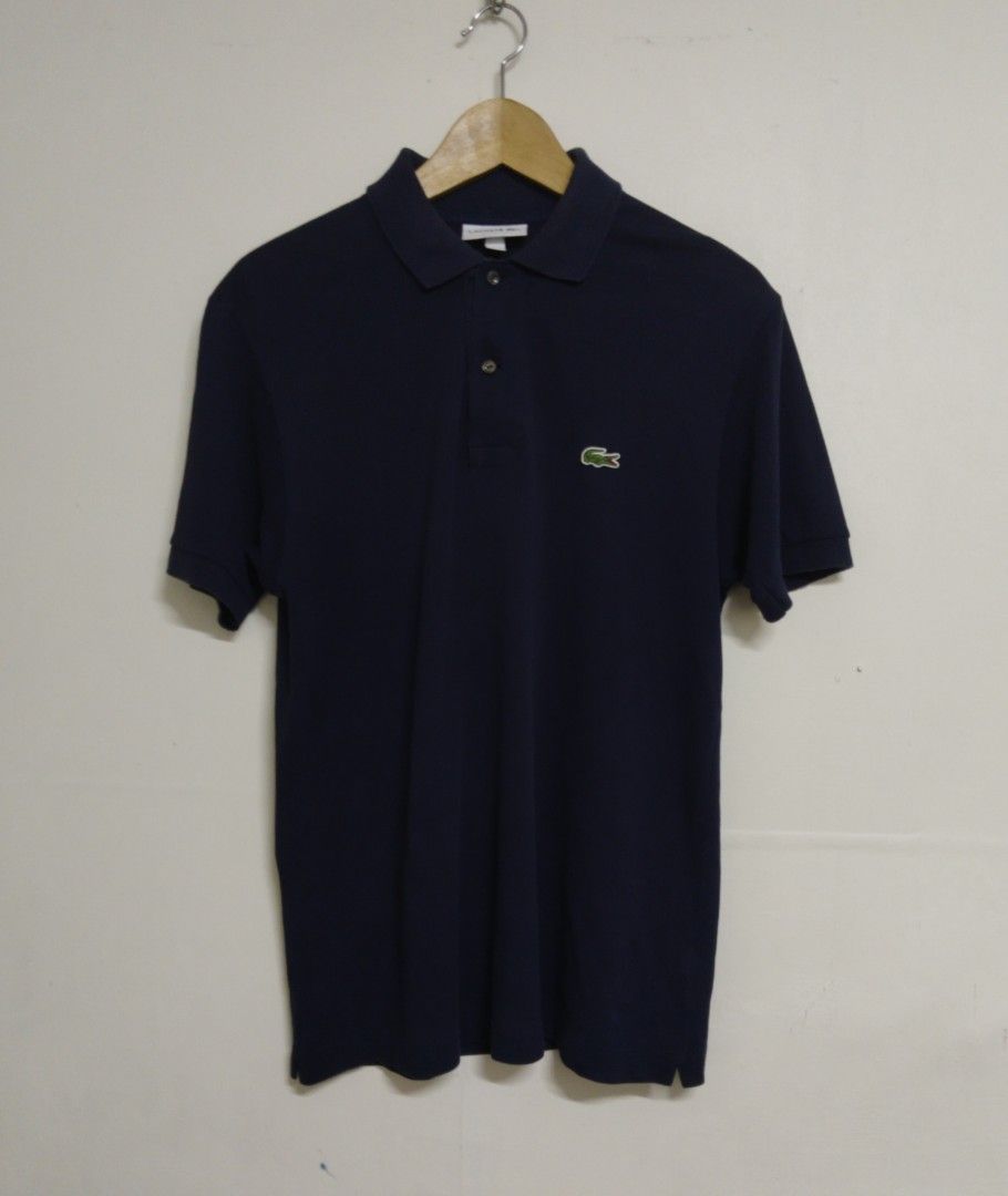 Lacoste polo shirt (Category: Tshirts & Polo Shirts ) located in Manila. Submitted by jzfindsmnl (Listing ID 1460311301, Image 1). Description: size small Us 20x27 no issue in good condition dark blue 9.3/10 cr.