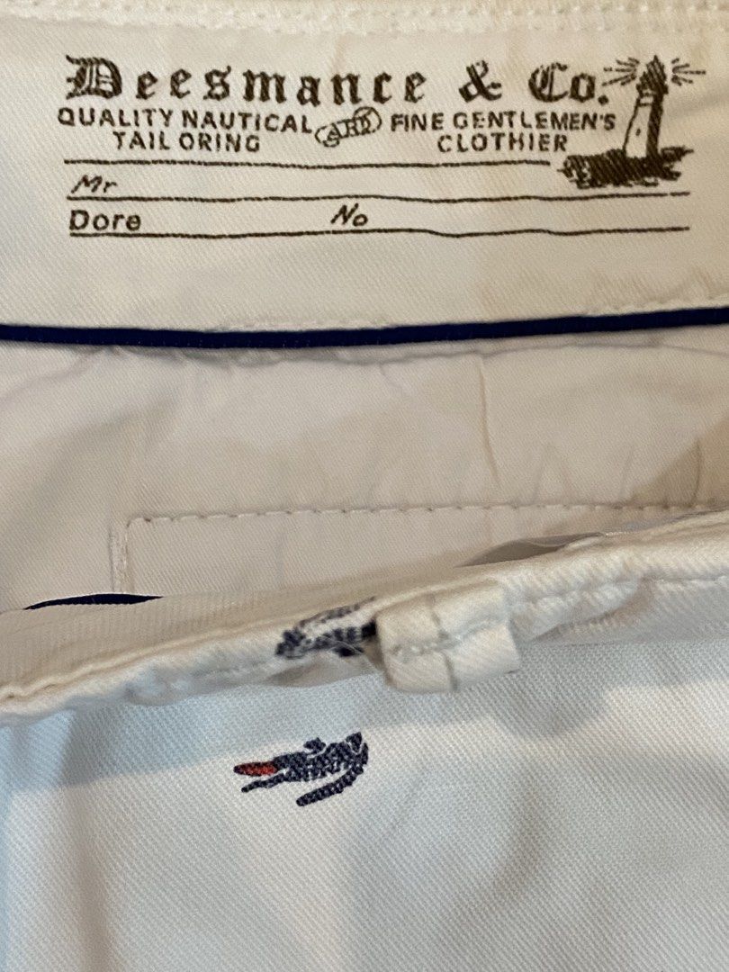 Lacoste White All-Over Crocodile Print Shorts (Category: Shorts) located in Manila. Submitted by sebthrift (Listing ID 1460370397, Image 2). Description: - White Lacoste shorts - Signature all-over crocodile print - Classic fit, perfect for casual wear - Two back pockets - Good overall condition.