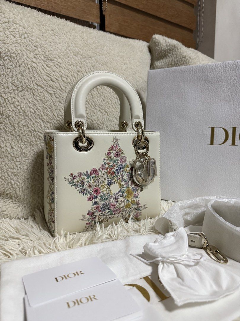 Lady Dior Small My Lucky Dior (Category: Luxury Bags & Wallets) located in Manila. Submitted by ccluxuryy (Listing ID 1460493755, Image 2). Description: Small Lady Dior Lucky Dior GHW (Limited Edition) 2025 purchased Unused, sealed hardwares Comes full box with card and authenticity cert from Legitgrails P143 only ✨ Location: Merville, Paranaque Meet up: MOA, Newport, Greenbelt, BGC Delivery: Grab, Lalamove or LBC Guaranteed authentic or money ba