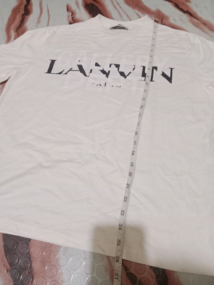 LANVIN X GALLERY DEPT TEE. (Category: Luxury Apparel) located in Roxas, Palawan. Submitted by cabreramed14075 (Listing ID 1460385072, Image 3). Description: LAVIN X GALLERY DEPT SHIRT EXCELLENT CONDITION NO ISSUE COLOR RATE:9.8/10 DIMES:21 x 26 SMALL ON TAG OVERSIZED ADD SHIPPING FEE LOCATION PALAWAN.