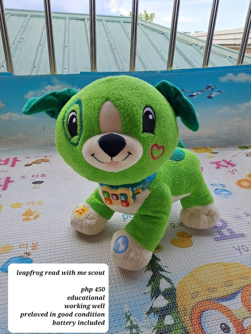 Leapfrog read with me scout (Category: Educational & Learning Toys) located in Cebu City. Submitted by kaedenscebu (Listing ID 1460315372, Image 1). Description: .