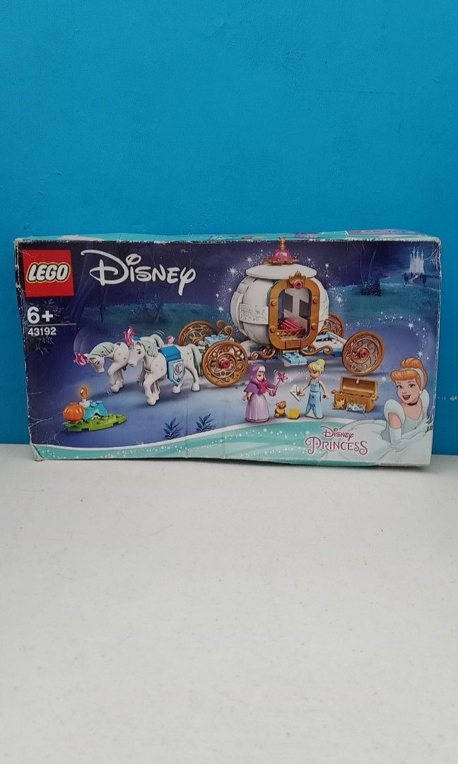 Lego Cinderella Disney (Category: Lego & Building Sets) located in Sorsogon. Submitted by divs4joy (Listing ID 1460318892, Image 2). Description: Lego Cinderella Disney 3885❌❌❌❌ 👉 Lego 41055 Cinderella's romantic castle 👉 Lego 43192 Cinderella's Royal carriage; sealed plastics. 👉 Lego 41146 Cinderella's enchanted evening 👉 as it is; WYSIWYG. 👉 see other photos for details..
