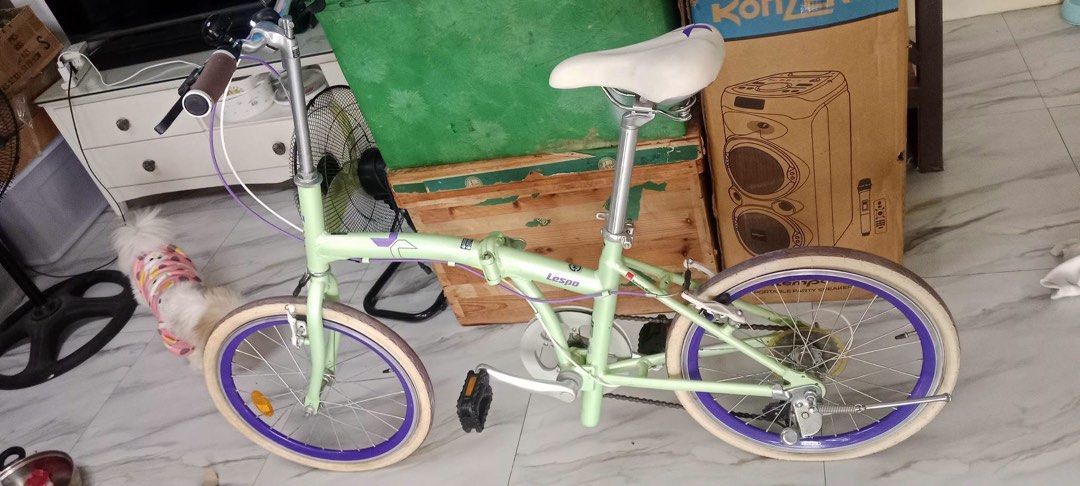 LESPO Aluminum Frame Folding Bike (Category: Bicycles) located in Malabon City. Submitted by aven25 (Listing ID 1460416007, Image 2). Description: LESPO Aluminum Frame Folding Bike No issue Good condition Ready to Use .