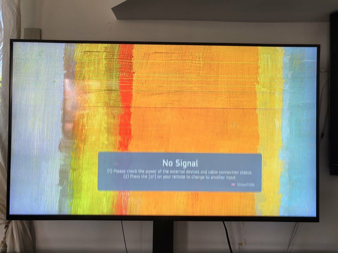 LG QNED TV 50” (Category: TV) located in Cavite. Submitted by keenshop (Listing ID 1460402369, Image 3). Description: 50” LG QNED TV (50QNED80SQA) ​Description: Selling our 50-inch LG QNED TV (Model: 50QNED80SQA). Great cosmetic condition on the outside, but it has some screen issues. (Perfect for a technician, a repair project, or someone looking for parts (boards, backlight, etc.) ​ Details: ​Brand/Model: LG 50QNED80SQA ​Screen Size: 50 inches 