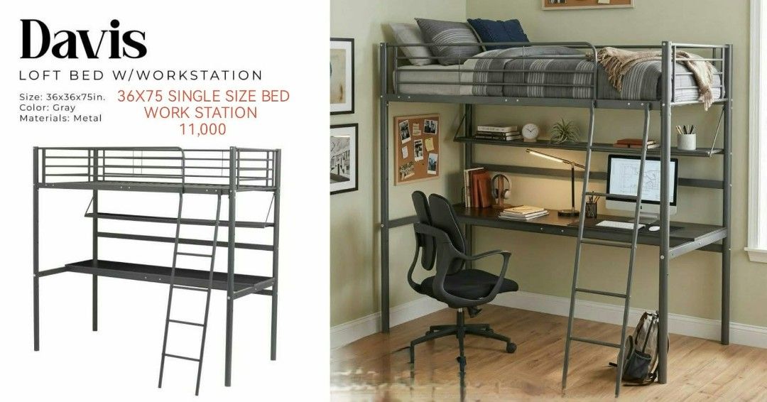 LOFT METAL BEDFRAMES (Category: Bed Frames & Mattresses) located in Quezon City. Submitted by homeandfashion (Listing ID 1460461705, Image 1). Description: .
