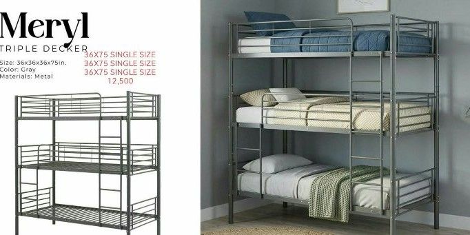 LOFT METAL BEDFRAMES (Category: Bed Frames & Mattresses) located in Quezon City. Submitted by homeandfashion (Listing ID 1460461705, Image 3). Description: .