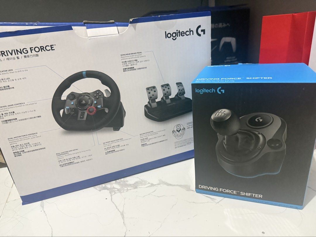 Logitech G29 Driving Force Racing Wheel + Shifter (Complete Set) (Category: Others) located in Cabuyao City. Submitted by nanadowner (Listing ID 1442735313, Image 1). Description: Usage: Only used for 2 months (not used daily, very low mileage). Condition: Excellent physical and working condition. All buttons, pedals, and force feedback are 100% operational. Cables: All wires and power adapters are intact and in very good condition (no frays, no 
