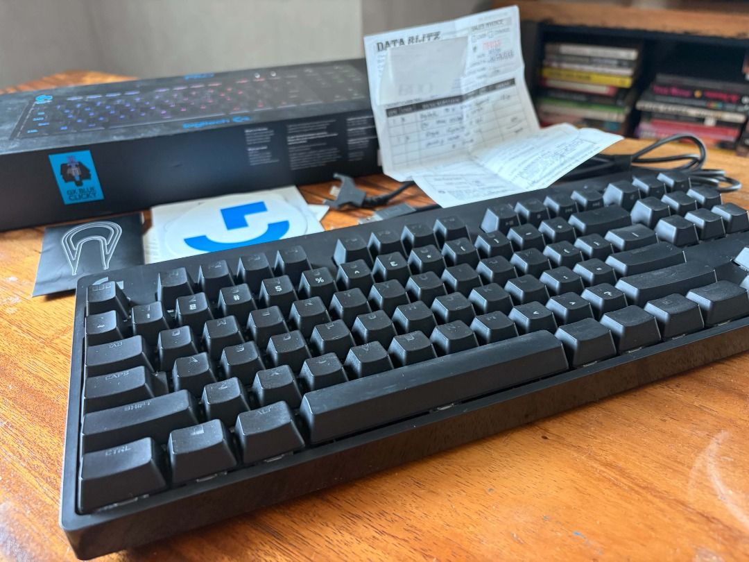 Logitech Pro X Gaming Keyboard (GX Blue Clicky) (Category: Computer Keyboard) located in Antipolo. Submitted by dddeclutter (Listing ID 1460366299, Image 3). Description: Logitech Pro X Gaming Keyboard (GX Blue Clicky) With Box and Receipt PHP 4,600.