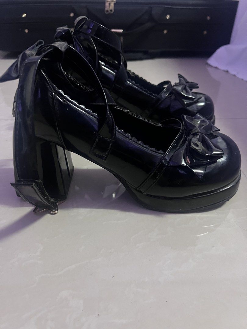 Lolita Shoes (Category: Heels) located in Baliuag. Submitted by kvrakulu (Listing ID 1460424580, Image 3). Description: bought from Girl Lolita on orange app, has minor defects/flaws. Check photos for reference please manage expectations! size 39 Buy at your own risk, box isn’t in 10/10 condition :) mop: gcash mod: jnt.