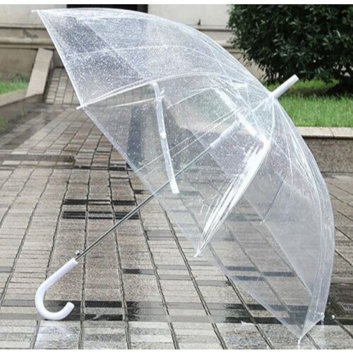 LONG HANDLE TRANSPARENT UMBRELLA ☔☔ (Category: Outdoor Furniture) located in Quezon City. Submitted by miriamreyes006 (Listing ID 1460325553, Image 1). Description: LONG HANDLE TRANSPARENT UMBRELLA ☔☔ Php 130.00 ONLY 3 PCS FOR 350.00 ONLY ON HAND 👌 ON HAND 👌.