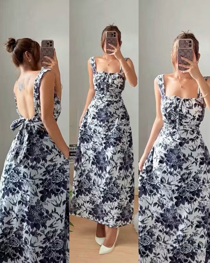 LORRAIN PRINTED MAXI DRESS (Category: Dresses) located in Cainta. Submitted by agirlnamedkatkatII (Listing ID 1460324491, Image 3). Description: LORRAINE PRINTED MAXI DRESS P320.00 FREESIZE CAN FIT FROM SMALL-LARGE FABRIC: CREPE FABRIC NOTE: PLEASE PROVIDE 2ND AND 3RD COLOR OPTIONS.